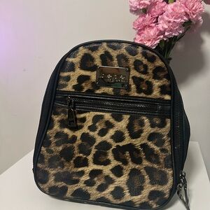 Bebe Cheetah Print Small Back Pack